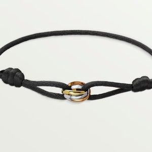 Cartier Trinity Bracelet (no rope, ONLY tri colored jewelry portion)